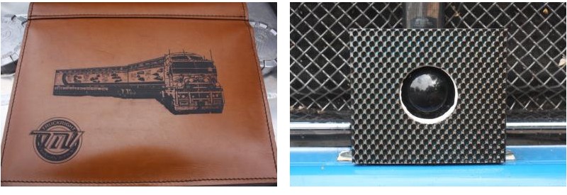 Rimex Metal Products Sensor Trim and Underhide Leather Logbook Cover