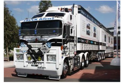 The T.I.V promoting Road Transport and Road Safety at the 2010 Melbourne International Truck, Trailer and Equipment Show