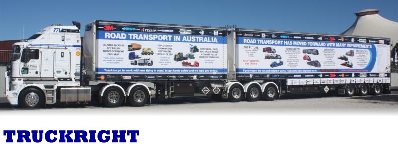 TRUCKRIGHT Industry Vehicle Kenworth K200 B Double Tautliner